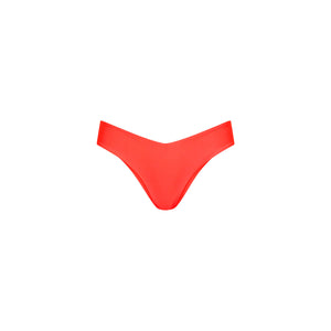 Cheeky V Bikini Bottom - Guava Glow