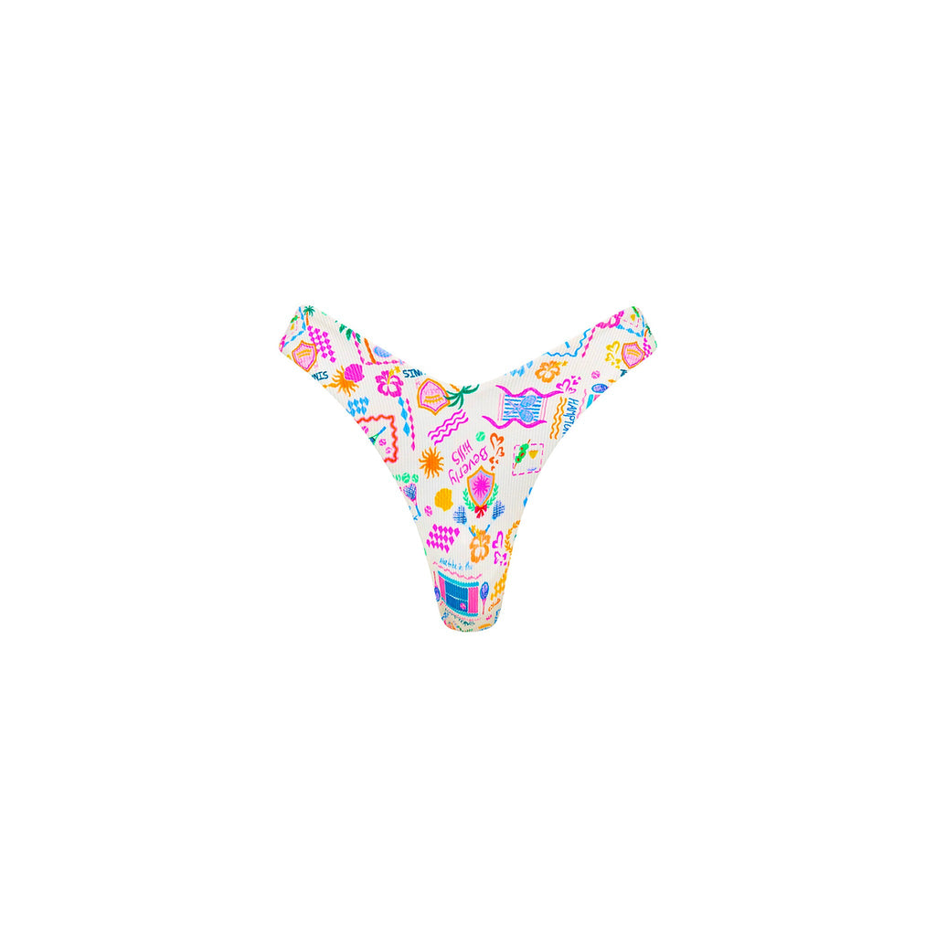 Y Cheeky Bikini Bottom - Coconut Club