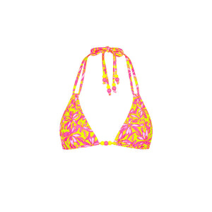 Halter Bralette Bikini Top - Sherbet Skies