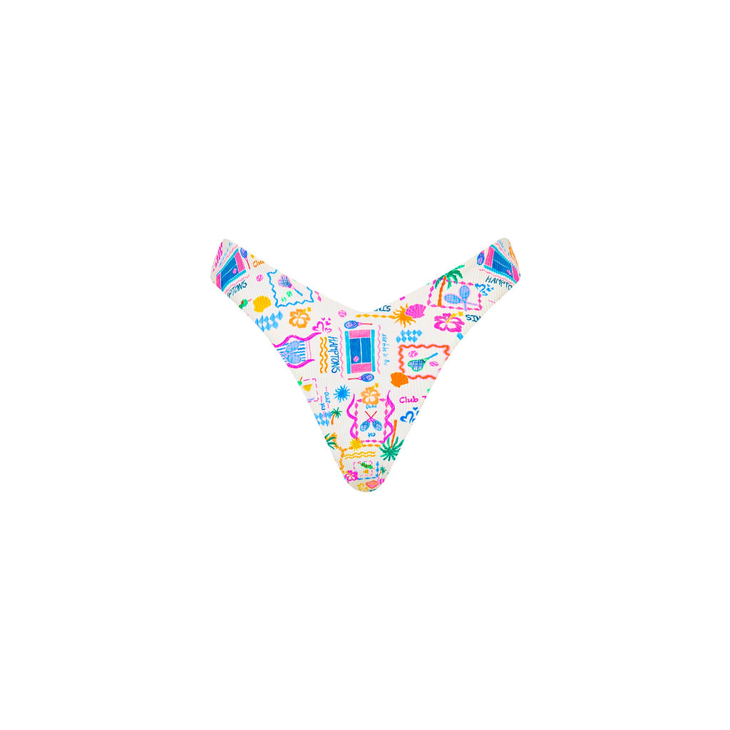 Y Cheeky Bikini Bottom - Coconut Club