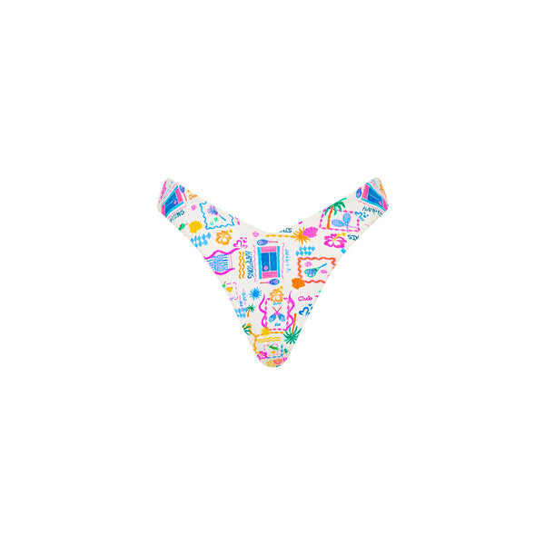Y Cheeky Bikini Bottom - Coconut Club