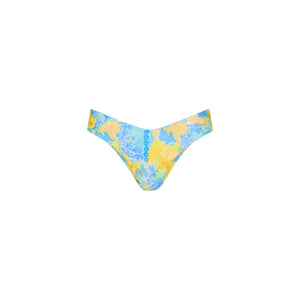 Cheeky V Bikini Bottom - Limoncello Lagoon