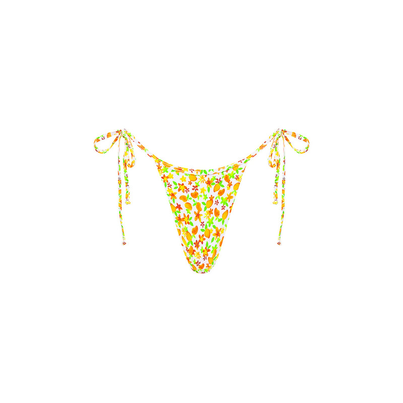 Micro Thong Tie Side Bikini Bottom - Coco Mango