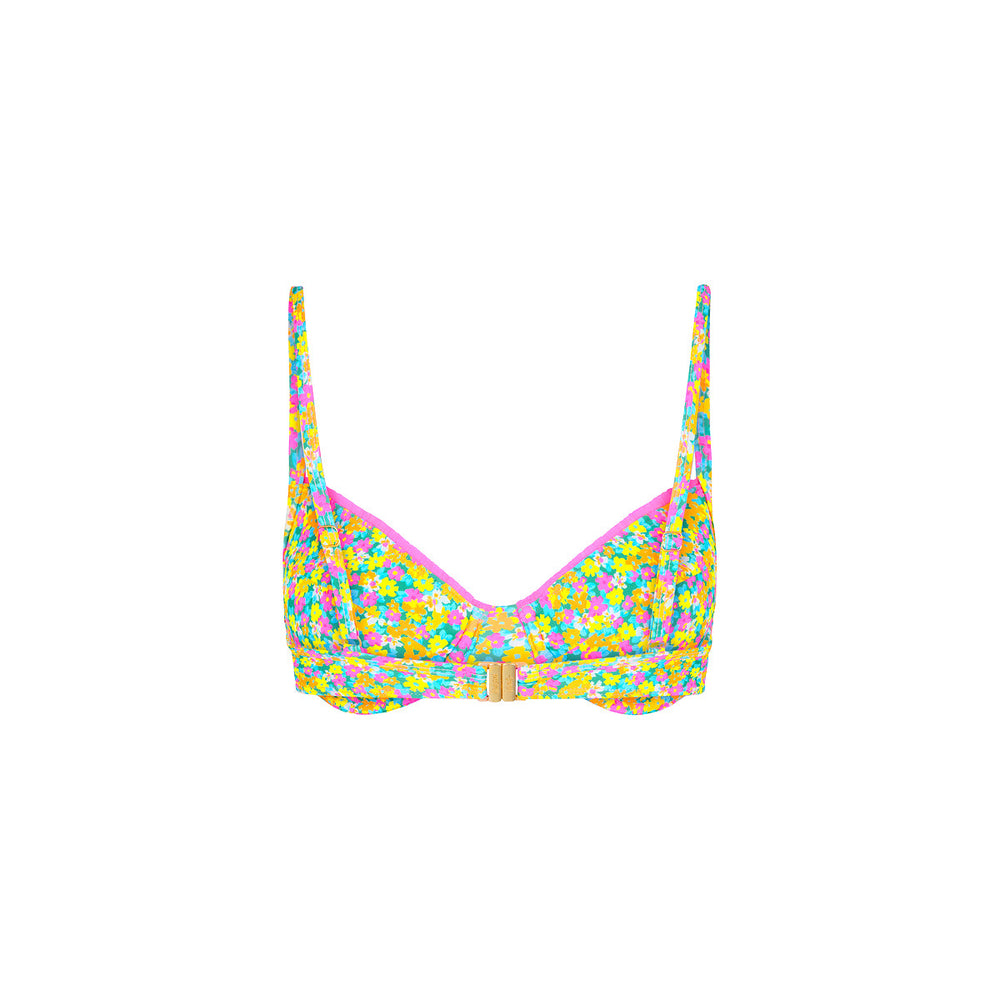 Decorative Ditzy Underwire Bikini Top - Hula Honey