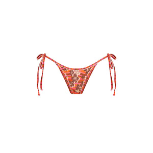 Double Bind Cheeky Tie Bikini Bottom - Sunkissed Stripe