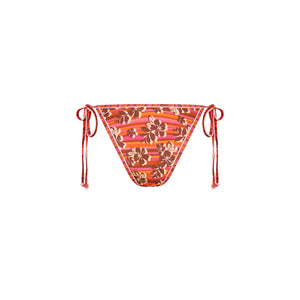 Double Bind Cheeky Tie Bikini Bottom - Sunkissed Stripe