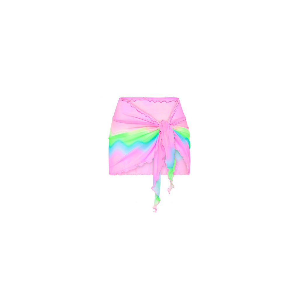 Mini Mesh Sarong - Candy Clouds