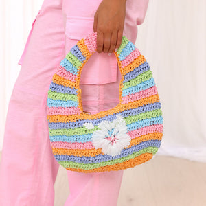 Straw Mini Bag - Seaside Dreamer