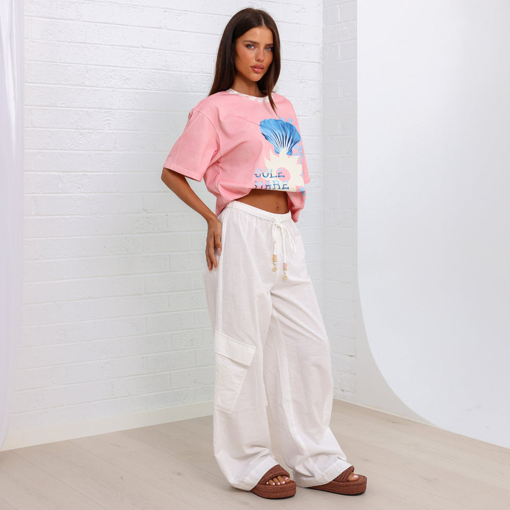 Sun Signs Cargo Pant - Whipped White