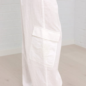Sun Signs Cargo Pant - Whipped White