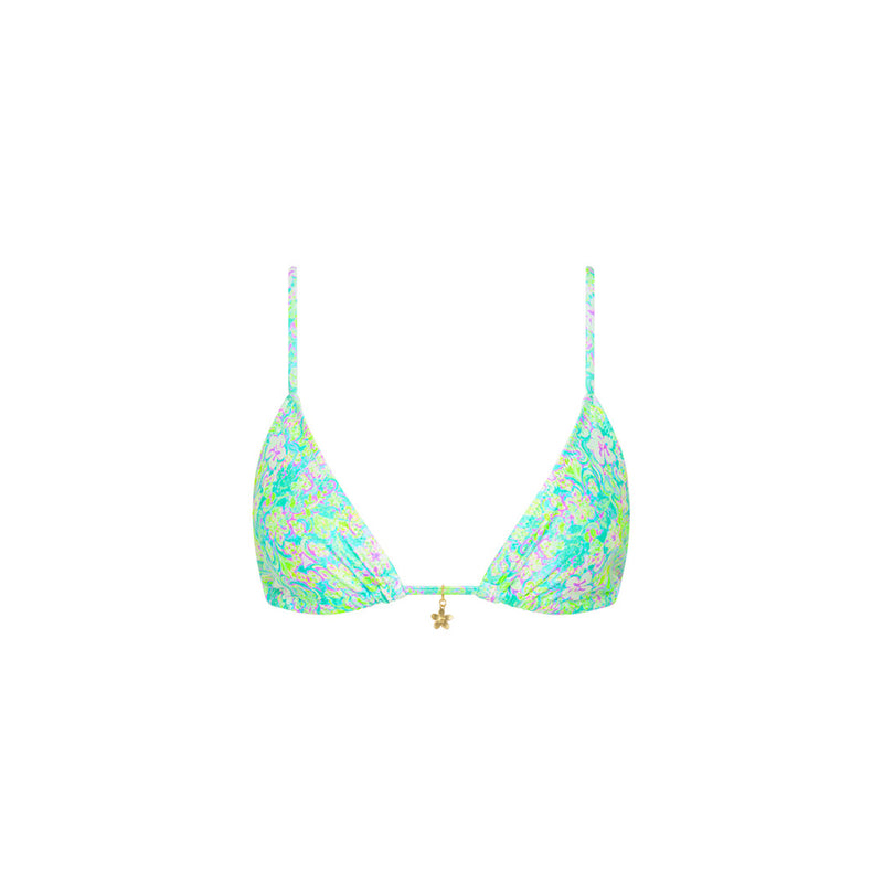 Bralette Bikini Top - Hibiscus Fizz