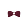 Strapless Bandeau Bikini Top - Sangria