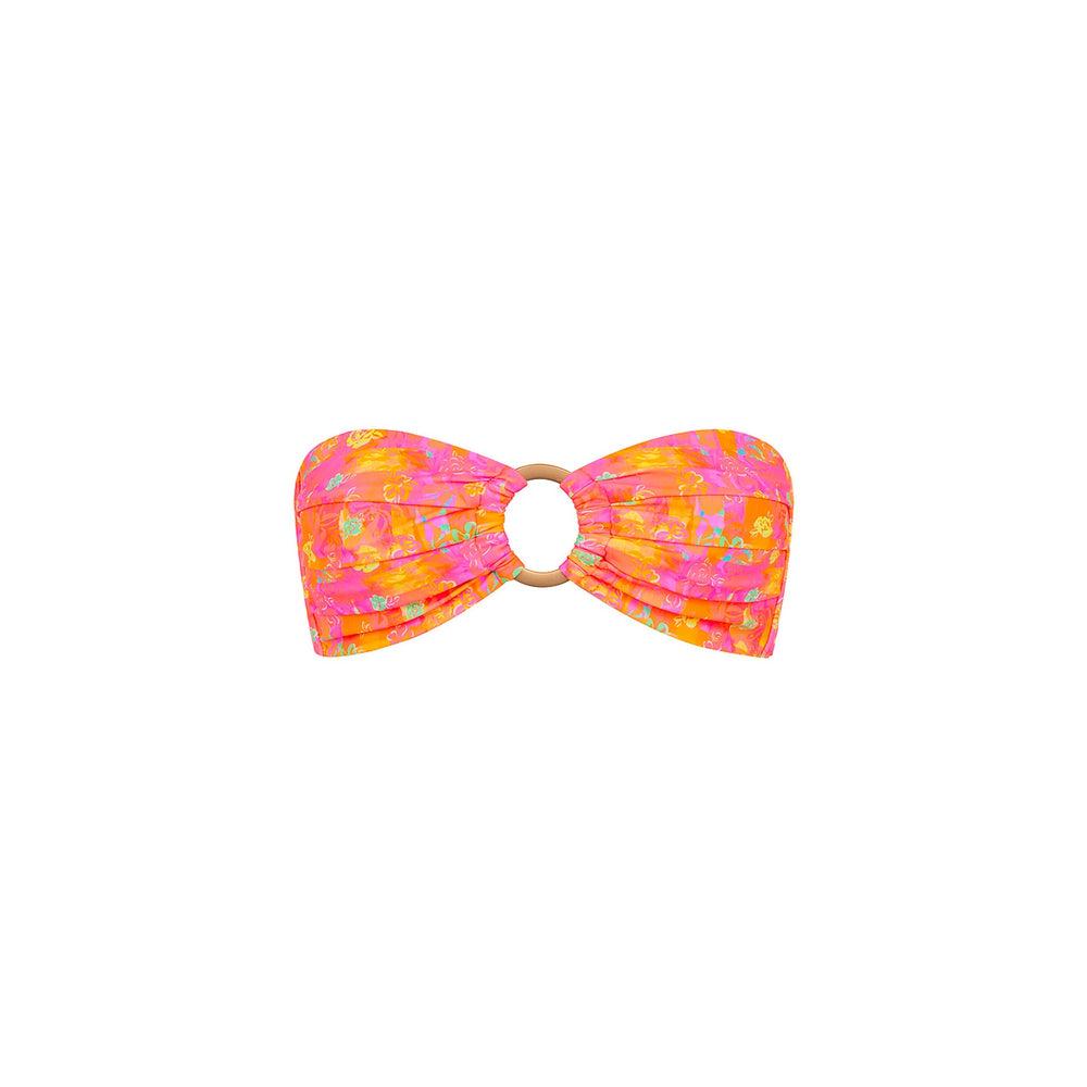 Strapless Bandeau Bikini Top - Sunrise Kiss