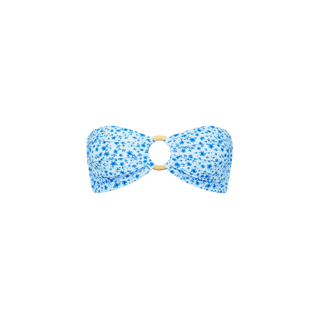 Strapless Bandeau Bikini Top - Dream Flower