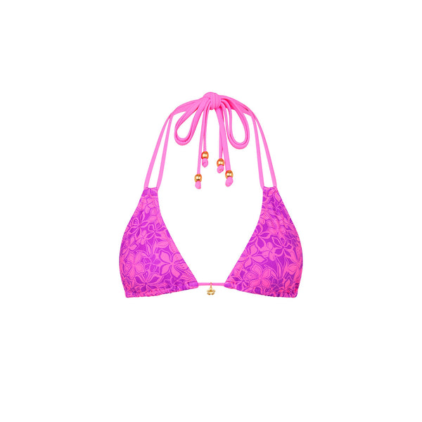 Halter Bralette Bikini Top - Bubble Berry