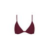 Underwire Triangle B-C Cup Bikini Top - Sangria