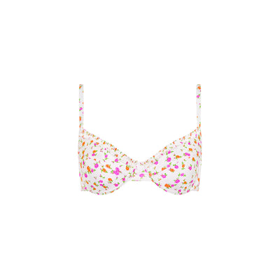 Double Ruffle Underwire Bikini Top - Rosie Posie