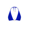 Ring Halter Bikini Top - Blue Lagoon