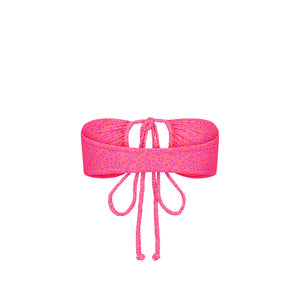 Braided Tie Bandeau Bikini Top - Kiss Me