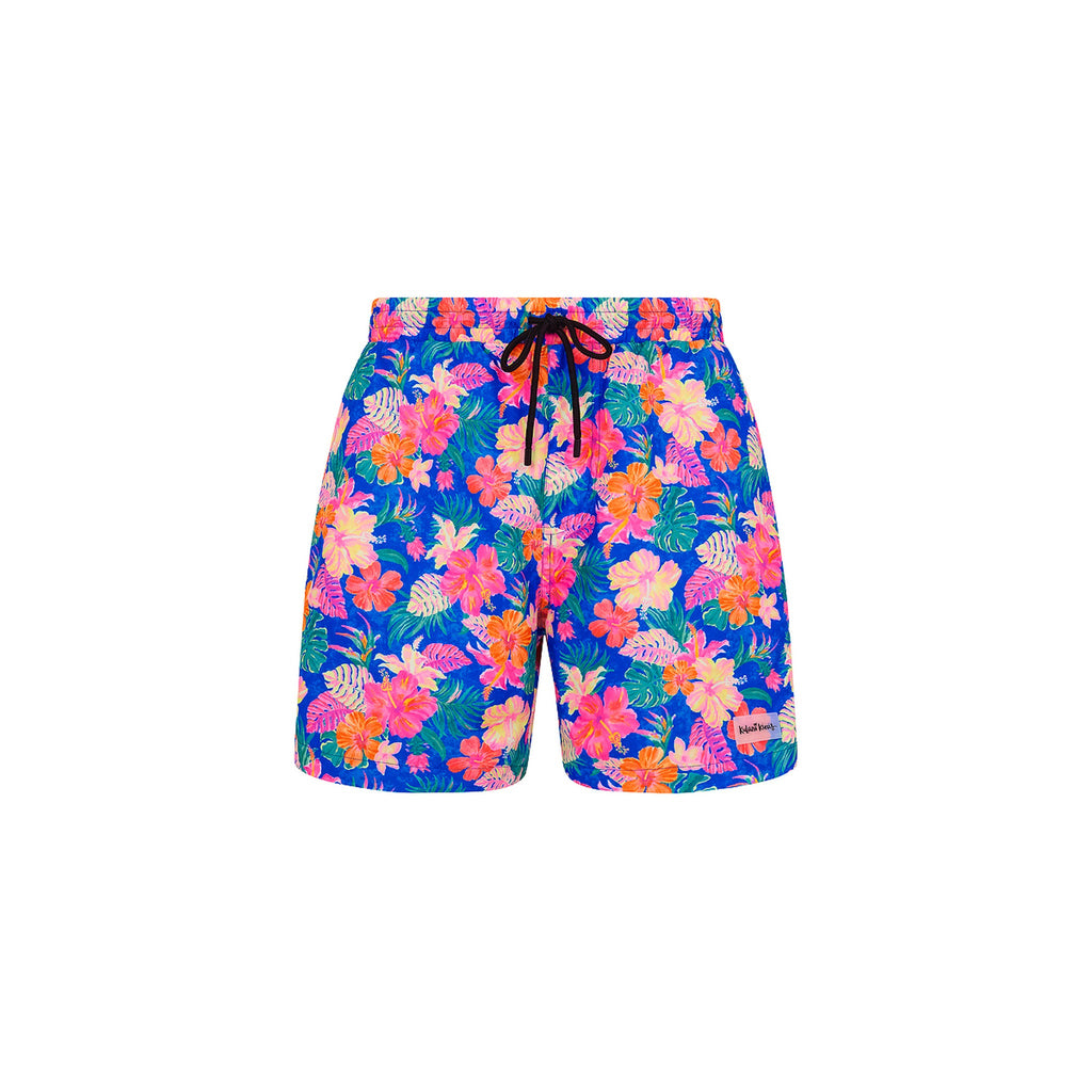 Men's Swim Trunks - Electric Palms