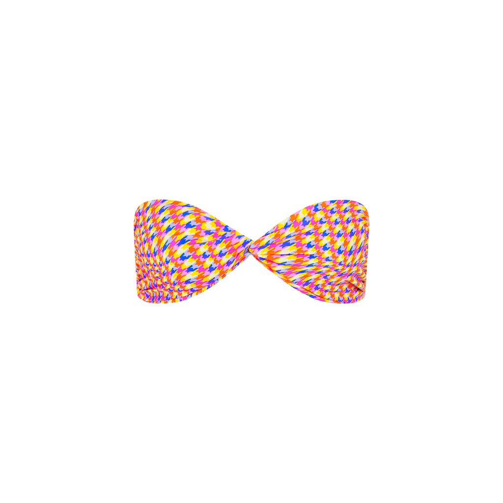 Twist Bandeau Bikini Top - Astro Pop